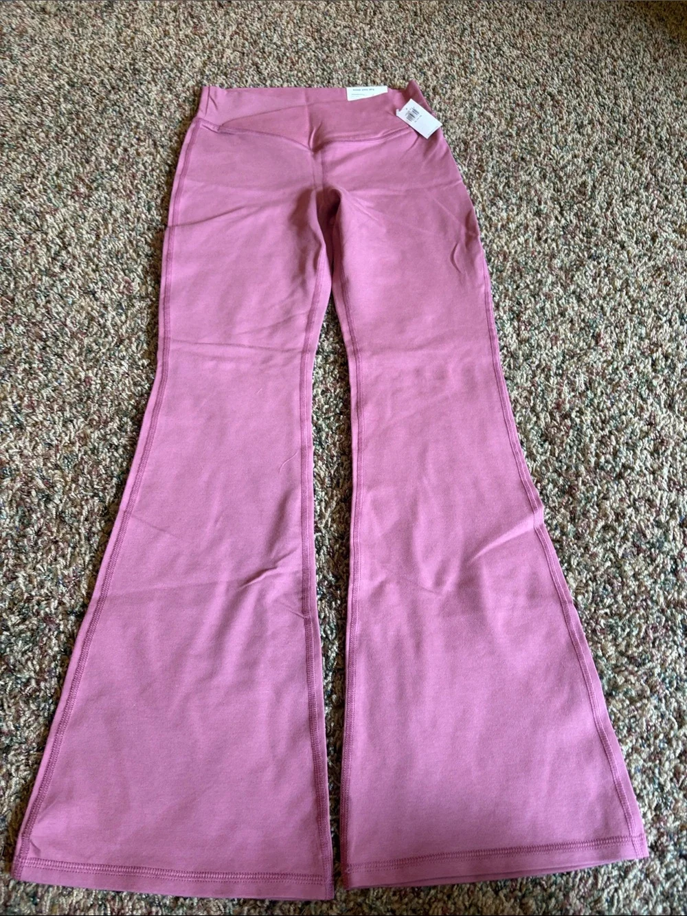 Old Navy XL Girls' Flare Leggings Trio - Pink, Blue, Brown